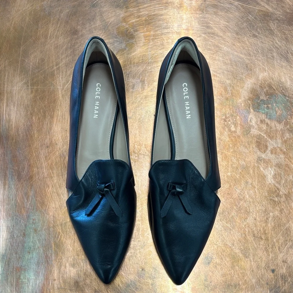 Cole Haan - Womens Viola Skimmer Shoes, size 10 US womens, color black. - Picture 2 of 5